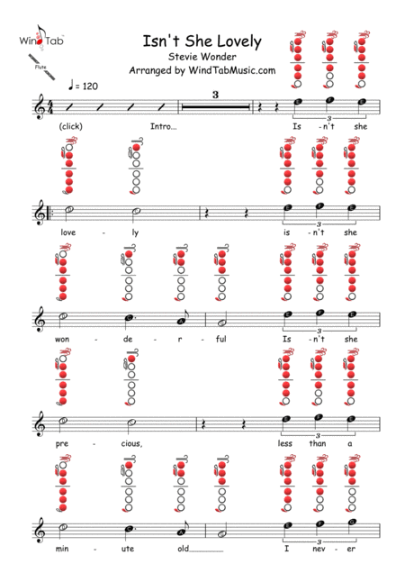 Isn't She Lovely (arr. WindTab)