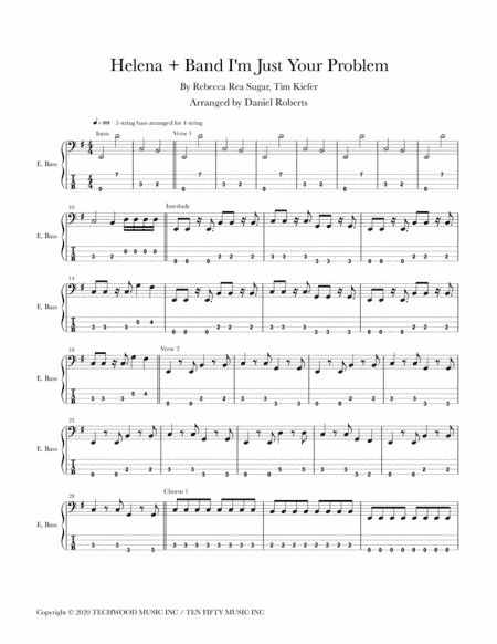 I'm Just Your Problem (arr. Daniel Roberts)