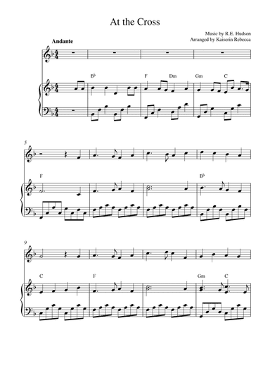 At the Cross (for oboe solo and piano accompaniment) (arr. Kaiserin Rebecca)