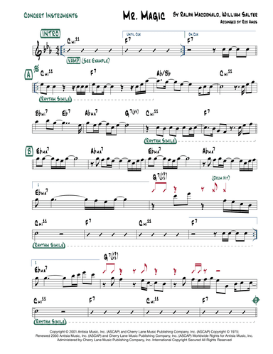 Mr. Magic (arr. Rob Ames)