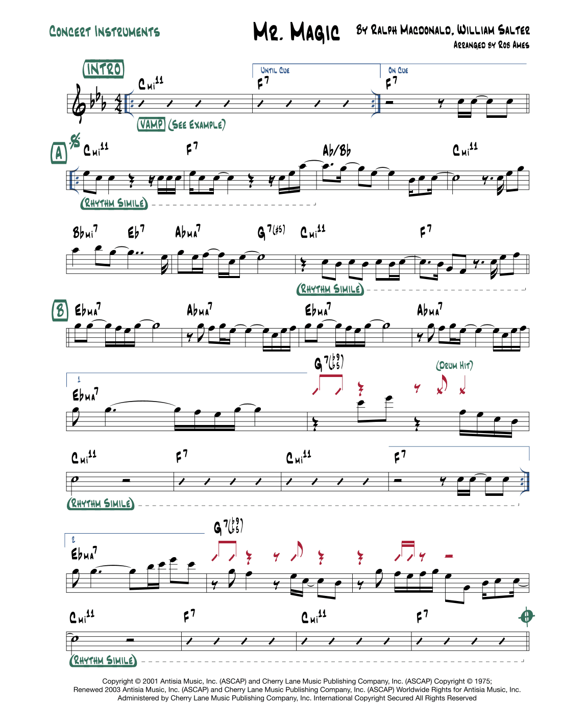 Mr. Magic (arr. Rob Ames)