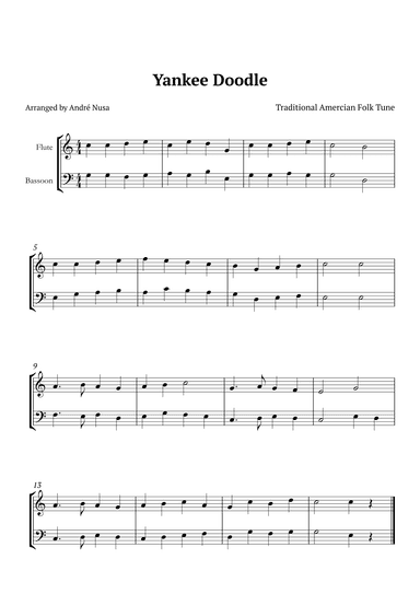 Yankee Doodle (arr. André Nusa)