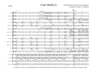 Can't Hold Us (arr. Gregory A. Richmond)