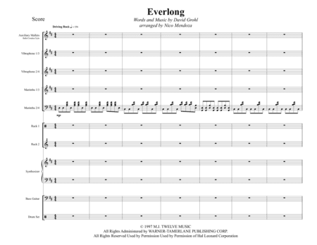 Everlong (arr. Nico Mendoza)