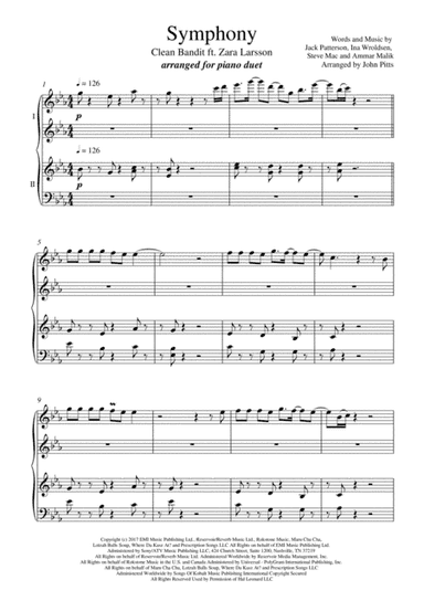 Symphony (arr. Intensely Pleasant Music)