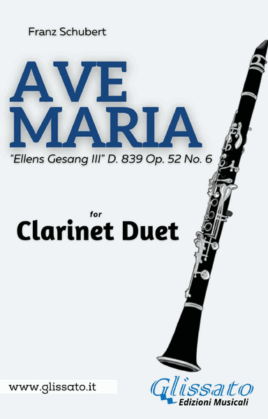 Ave Maria (Schubert) - Clarinet duet (arr. Francesco Leone)