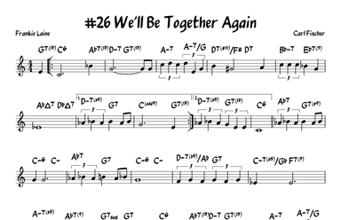 We'll Be Together Again (arr. John Fries)