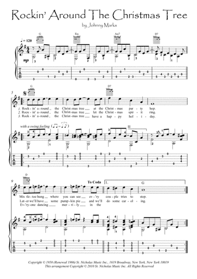 Rockin' Around The Christmas Tree (arr. PianoSheetNow)