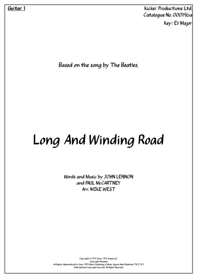 The Long And Winding Road (arr. Michael Storeton-West)