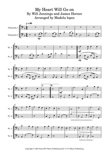 My Heart Will Go On (love Theme From 'titanic') (arr. Madelu Lopes)