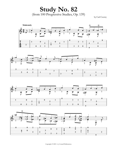 Study No. 82 (from 100 Progressive Studies, Op. 139) (arr. Mark Phillips)
