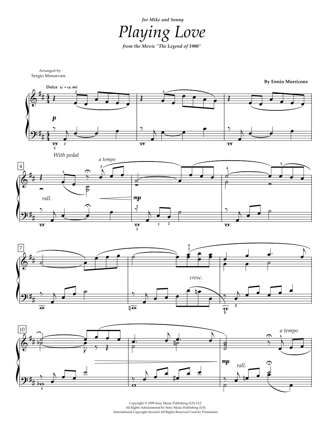 Playing Love (arr. ElysiumSoundscapes)