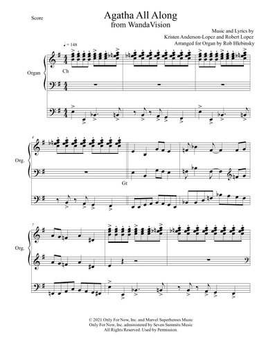 Agatha All Along (arr. Rob Hlebinsky)