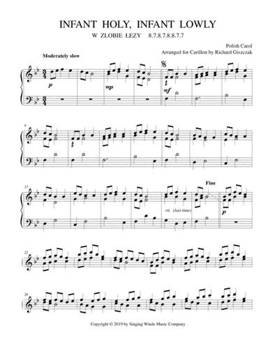 Infant Holy, Infant Lowly (W ZLOBIE LEZY) (arr. Richard Giszczak)