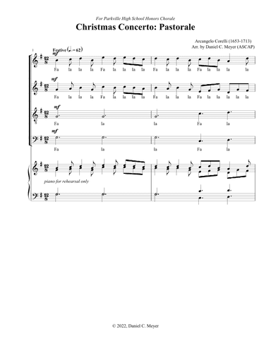 Christmas Concerto: Pastorale (arr. Daniel C. Meyer)