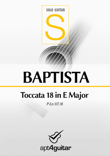 Toccata 18 in E Major (arr. Roberto García)