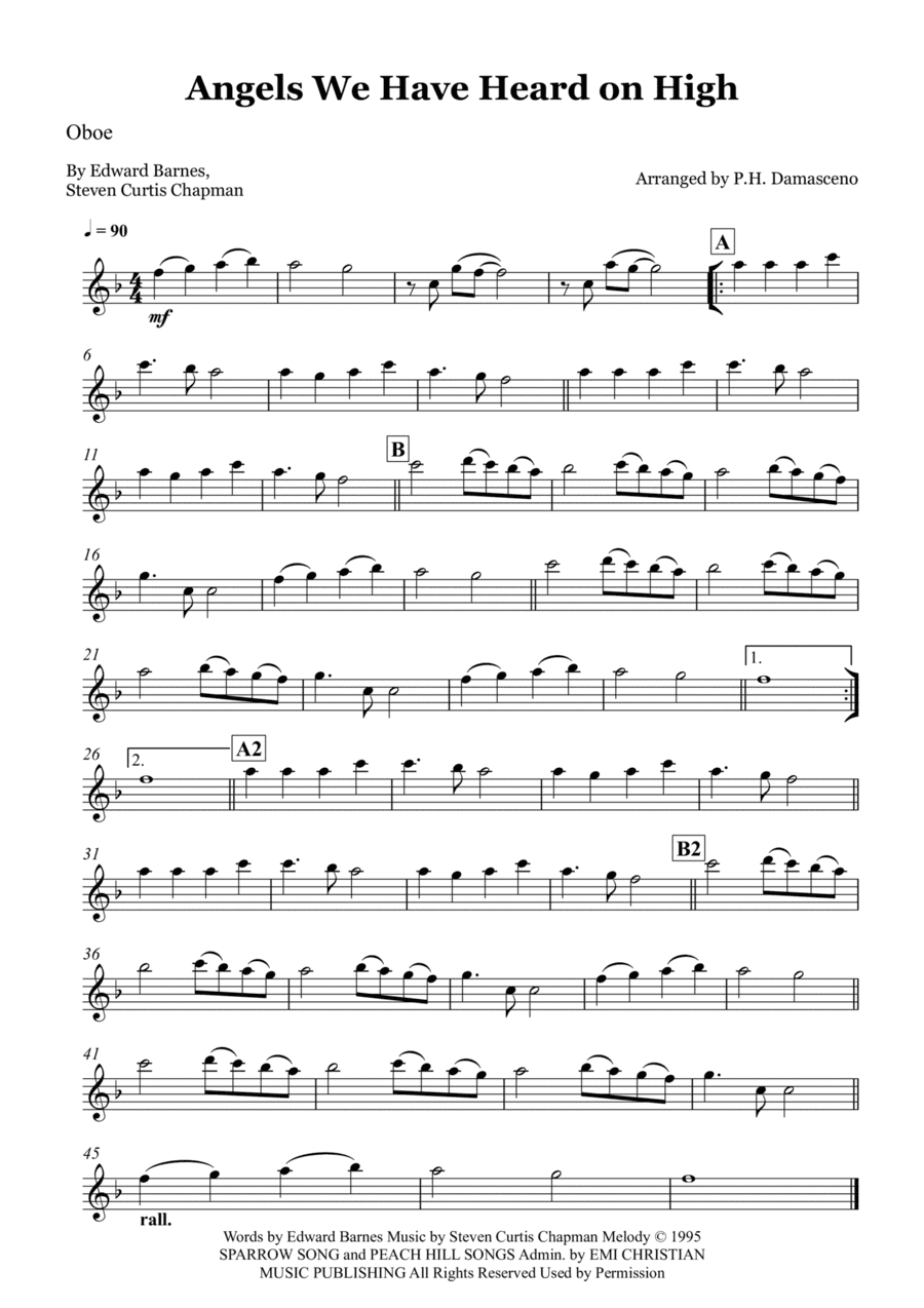 Angels We Have Heard On High (arr. P.H. Damasceno)