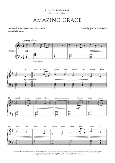 Amazing Grace (arr. Danilo "Daca" Alves)