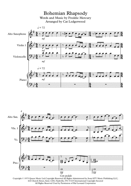 Bohemian Rhapsody (arr. Cat Ledgerwood)