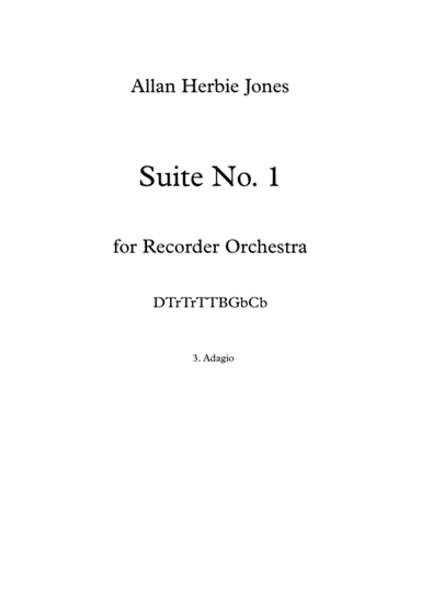 Suite No. 1 - 3. Adagio for Recorder
