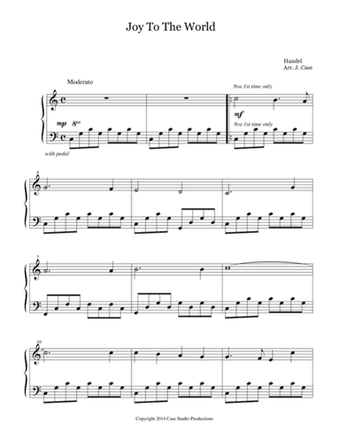 Joy To The World (arr. J. Case)