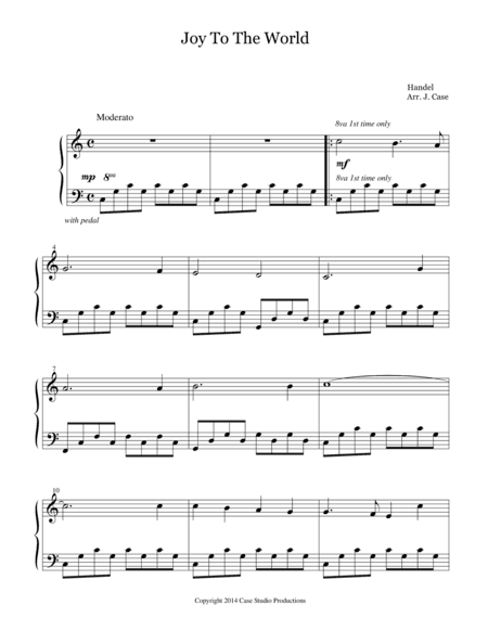 Joy To The World (arr. J. Case)