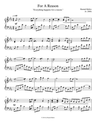 For a Reason - Hannah Baldoz