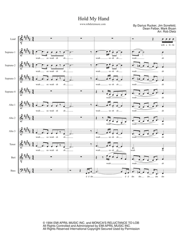 Hold My Hand (arr. Rob Dietz)