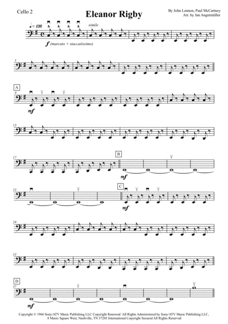 Eleanor Rigby (arr. Jan Angermüller)