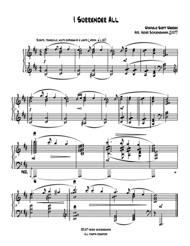 I Surrender All (arr. Heber Schunemann)