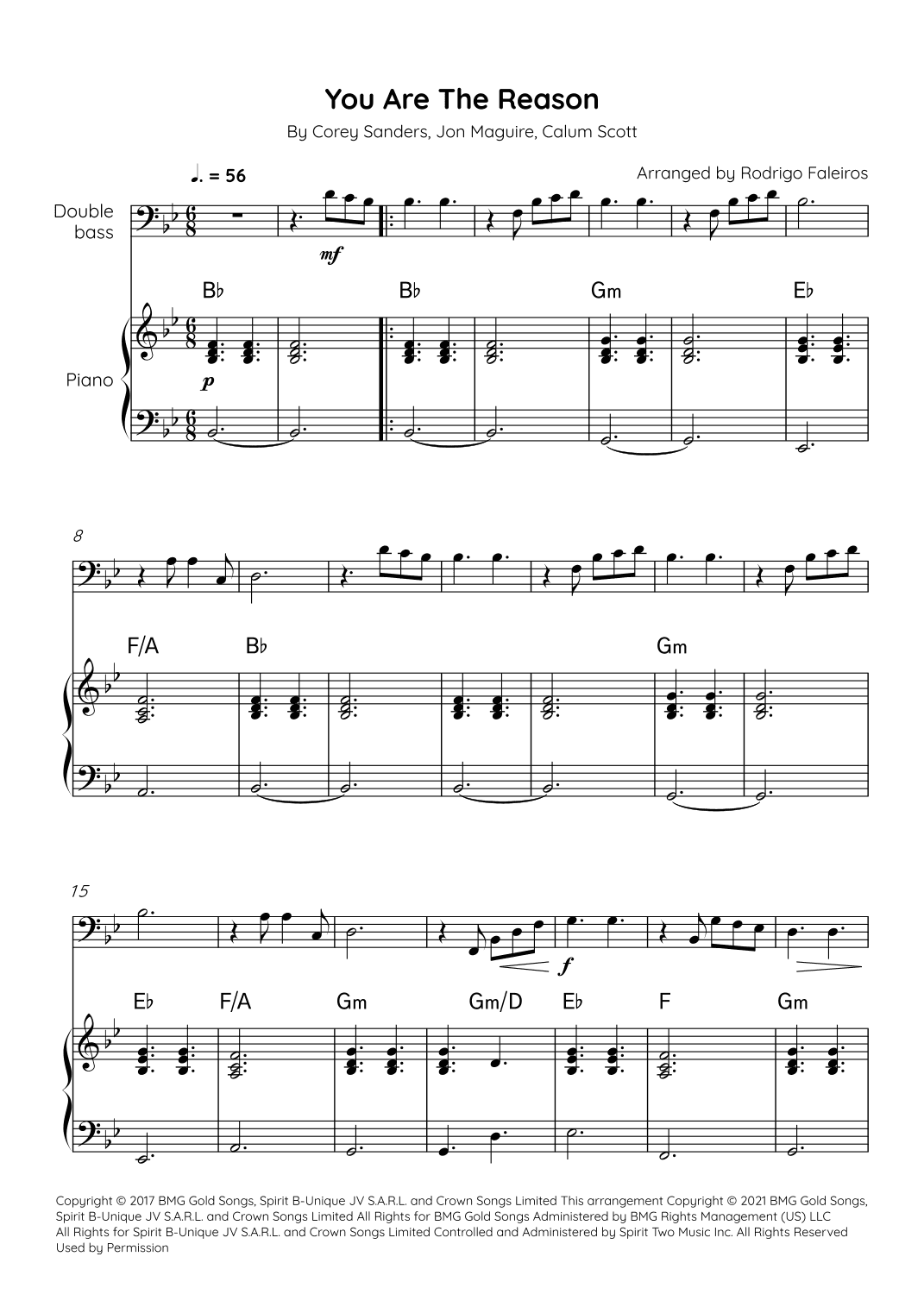 You Are The Reason (arr. Rodrigo Faleiros)