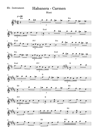 Habanera - Carmen (arr. Fabio Eduardo de Oliveira)