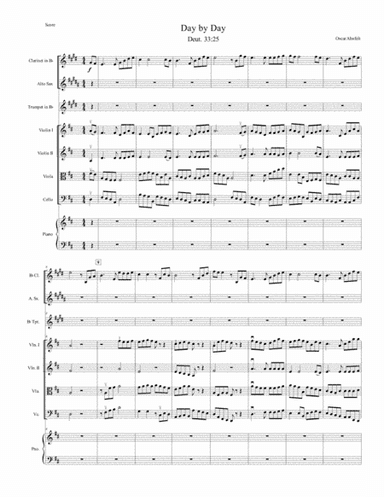 Day by Day and With Each Passing Moment for orchestra (arr. Harmony Corelli)