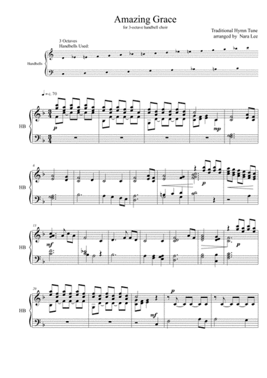 Amazing Grace (3 Octaves) (arr. Nara Lee)