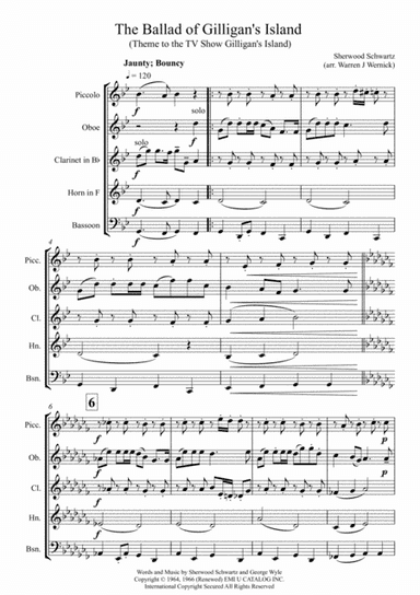 The Ballad Of Gilligan's Isle (arr. Warren J. Wernick)