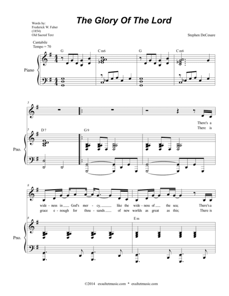 The Glory Of The Lord