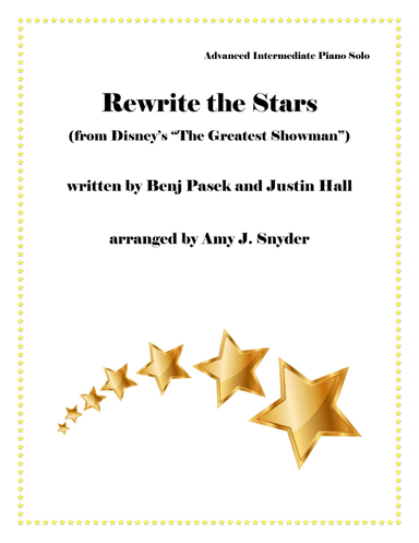 Rewrite The Stars (arr. Amy J. Snyder)