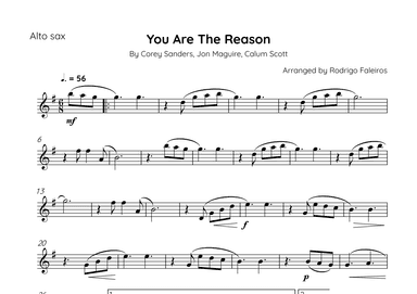 You Are The Reason (arr. Rodrigo Faleiros)
