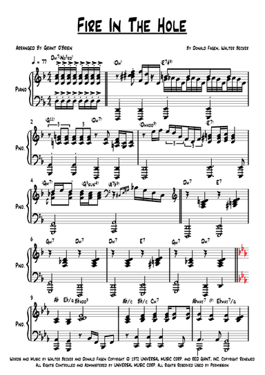 Fire In The Hole (arr. Grant O'Brien)