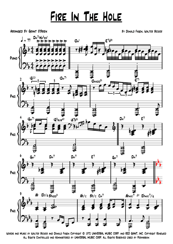 Fire In The Hole (arr. Grant O'Brien)