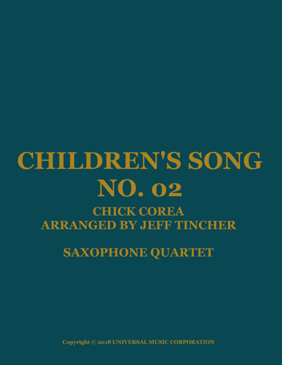 Children's Song No. 2 (arr. Jeff Tincher)