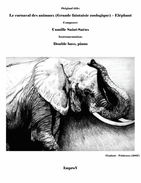 The Elephant - The Carnival of the  Animals (arr. Caesar Vijué)