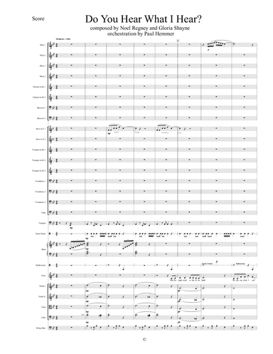 Do You Hear What I Hear (arr. Paul Hemmer)