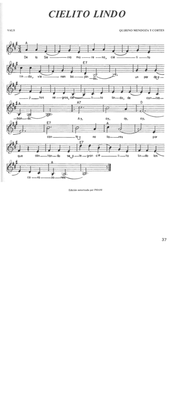 Cielito Lindo (arr. Be'eri Moalem)