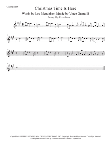 Christmas Time Is Here (arr. Kevin Busse)