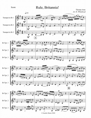 Rule, Britannia! (arr. R. Whitehead)