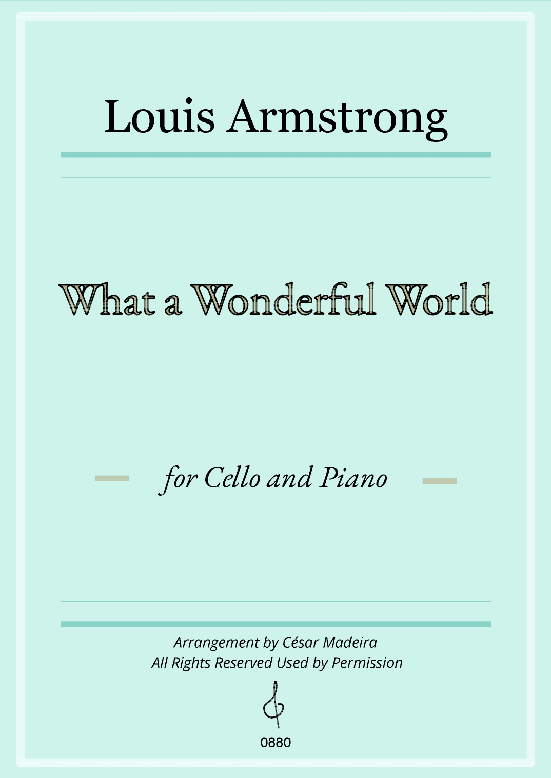 What A Wonderful World (arr. César Madeira)
