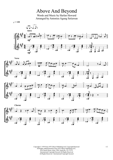 Above And Beyond (arr. Antonius Agung Setiawan)