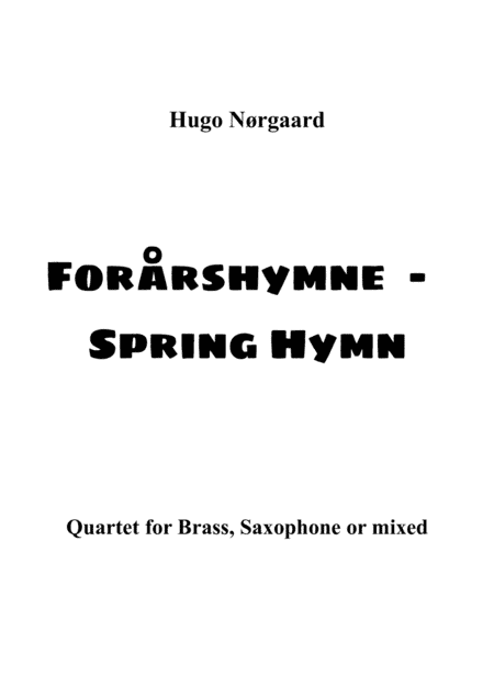 Forårshymne - Spring Hymn