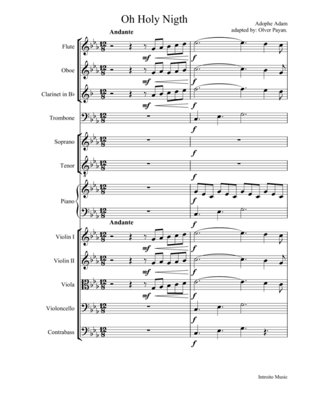 Oh Holy Night (arr. Oliver Payán)